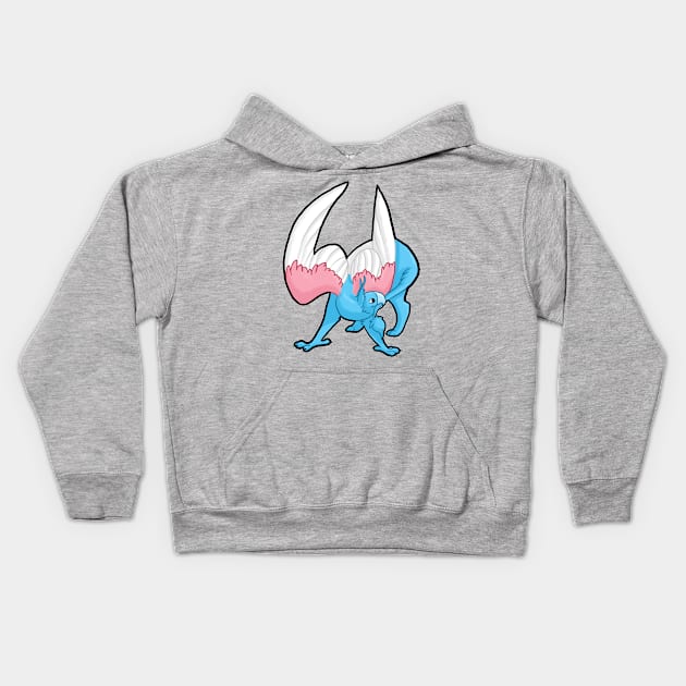 Trans Pride Gryphon Kids Hoodie by Khalico